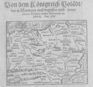 1588 S. Munster "Von dem Königreich Polandt das in Sarmatia " G17