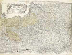 1793 F. Muller "Neueste Karte von Polen und Litauen" 3