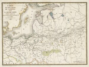 1824 A.M. Perrot "Carte pour servir à l'histoire de Napoleon et de La Grande Armee pendant l'année 1812"
