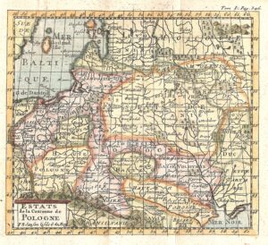 1737 N. Sanson "Estats de la Couronne de Pologne..."